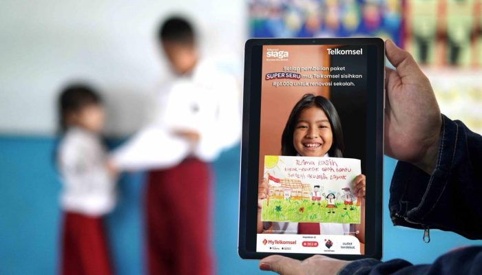 Program “Donasi Super Seru”, Telkomsel Komitmen Renovasi Puluhan SD se-Indonesia
