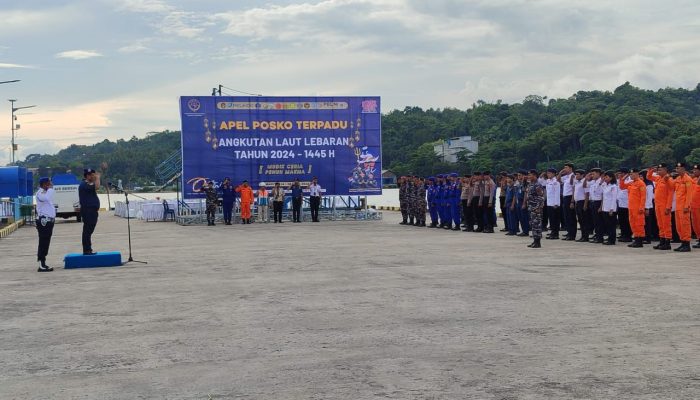 Kawal Mudik Lebaran, KSOP Kelas II Kendari Dirikan Posko Terpadu