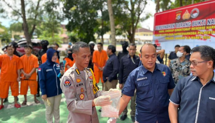 Polda Sultra Musnahkan Narkotika Hasil Tangkapan Januari-Maret 2024