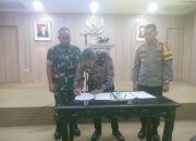 Pemkot Kendari Lakukan Penandatanganan NPHD bersama Polresta dan Kodim 1417/Kendari 