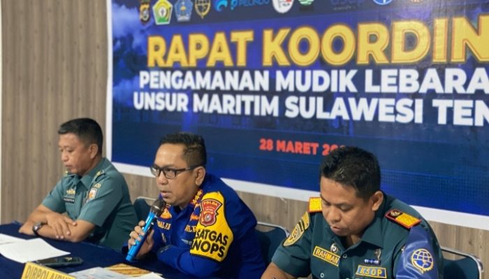 Dit Polairud Polda Sultra Rakor Lintas Sektoral Pengamanan Arus Mudik dan Balik Lebaran 2024