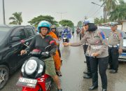 Satgas Preemtif Ops Keselamatan Anoa Polda Sultra Gencar Sosialisasi Keselamatan Berlalu Lintas