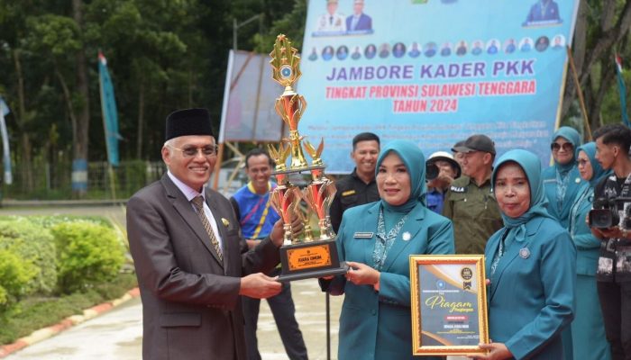 Kota Kendari Keluar sebagai Juara Umum Jambore PKK Provinsi, Sabet Juara Umum