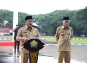 Usai Liburan Lebaran, Pj Gubernur Sultra Pimpin Apel Gabungan dan Halalbihalal