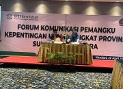 Sekda Sultra Buka Forum Komunikasi Para Pemangku Kepentingan Utama Tingkat Provinsi Sultra