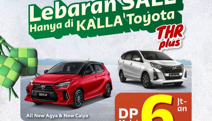 Agya dan Calya DP Mulai Rp 6 Jutaan di Sultra, Saatnya Berlebaran dengan Toyota