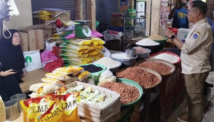Sidak Harga Bahan Pokok di Pasar Mandonga jelang Lebaran, Disperindagkop: Masih Stabil