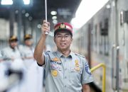Jasa Raharja Berangkatkan Disabilitas Peserta Mudik Gratis Moda Kereta Api dari Stasiun Senen
