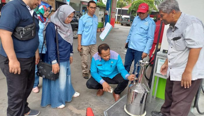 Perdana, UML Disperindag Baubau Lakukan Pengawasan Metrologi Legal