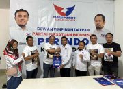 Bacalon Wali Kota Kendari, Yudhianto Mahardika Sambangi Sekretariat Perindo Ambil Berkas Pendaftaran