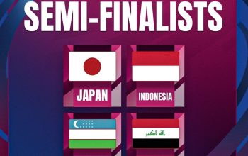 Jepang, Indonesia, Uzbekistan dan Irak jadi Tim yang Lolos ke Semi Final Piala Asia U-23