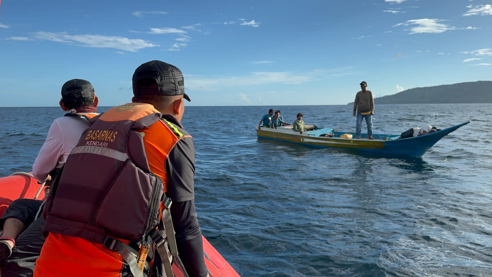 Proses Pencarian Nelayan Hilang di Perairan Pulau Siompu