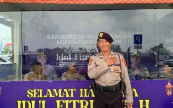 Anggota Polres Lampung Tengah Aiptu Supriyanto