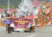 Kota Kendari Tampilkan Pakaian Adat 4 Etnis pada Parade Defile Nusantara Jambore PKK Sultra