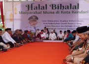 Pj Wali Kota Kendari Halal Bihalal bersama Masyarakat Muna di Kota Kendari