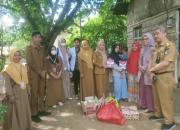 Sekda Kendari Sambangi Bumil dan Anak Beresiko Stunting di Baruga
