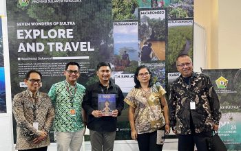 Kepala Dinas Pariwisata Sulawesi Tenggara, Belli di ajang Pameran Deep & Extreme Indonesia (DXI) 2024