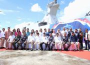 Sekda Sultra Lepas Kapal KRI Marlin 377 ERB ke Pulau Wangi-Wangi, Kaledupa, Tomia, Binongko dan Runduma