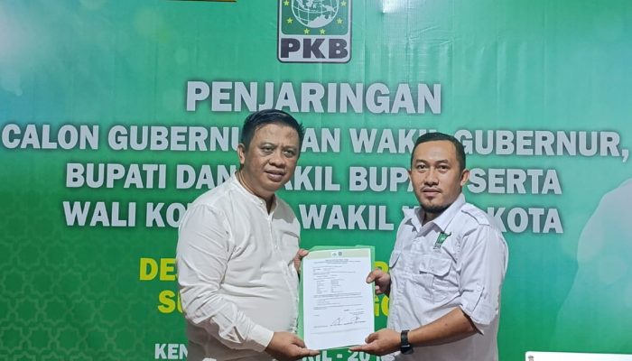 Andi Sumangerukka Bakal Calon Gubernur Sultra Pertama Kembalikan Berkas Pendaftaran di DPW PKB