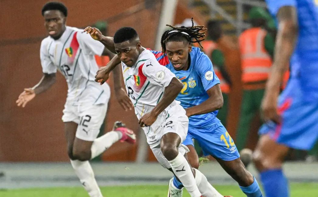 Timnas Guinea U-23 dalam pertandingan perempat final Piala Afrika U-23 2024