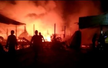 Insiden kebakaran Rumah Makan Kampung Pantai Kendari