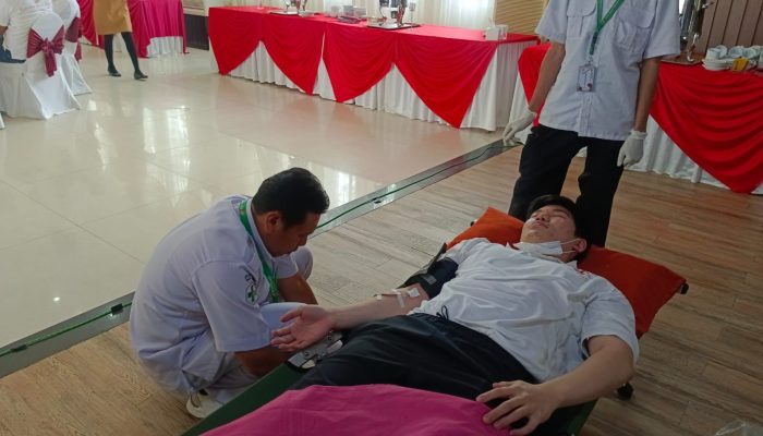 Aksi Amal Donor Darah Warnai Perayaan Hari Kenaikan Yesus Kristus di Kendari