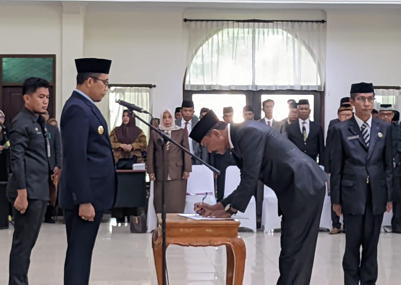 Pelantikan Pj Sekda Kota Baubau