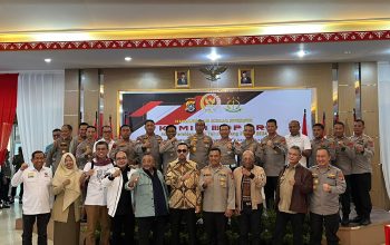 Komisi III DPR RI saat melakukan kunjungan kerja di Polda Sulawesi Tenggara
