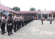 Personel Operasi Pekat Anoa Polresta Kendari