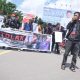 Aksi unjuk rasa Forum Bersama Jurnalis Sulawesi Tenggara (Sultra) menolak Pasal RUU Penyiaran