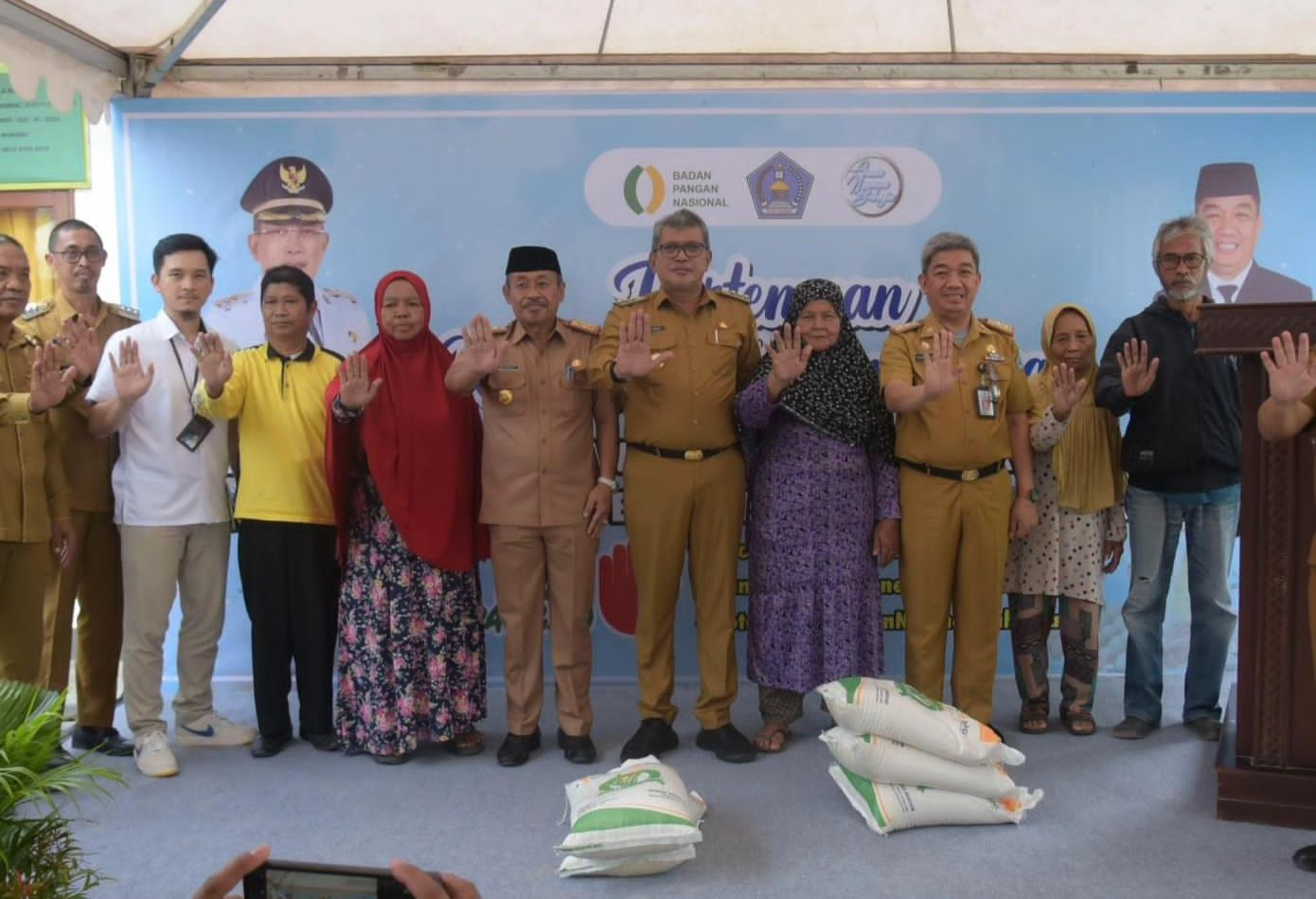 Pelaksanaan penyaluran cadangan pangan beras oleh Pemkot Kendari di Kelurahan Mokoau