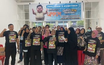 Komunitas Sahabat UMKM Gemoynya Kendari Deklarasi Dukungan untuk Yudhianto Mahardika Maju Calon Wali Kota Kendari
