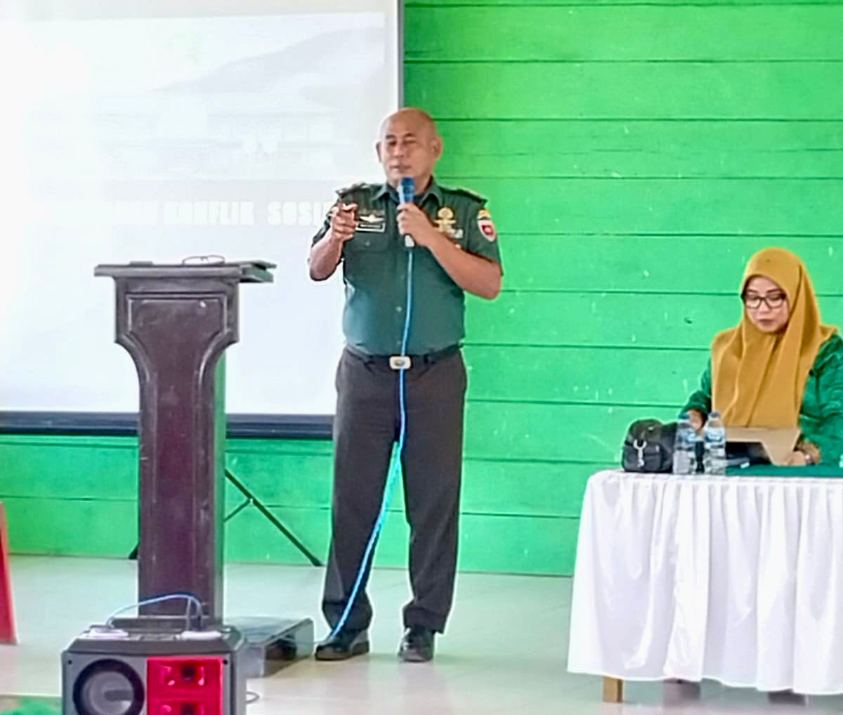 Kepala Staf Kodim 1430    Kabupaten Konawe Utara, Mayor Inf Umar Sachruna, S.Sos