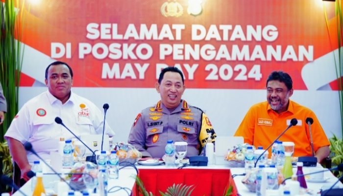 Momen May Day 2024, Kapolri Komitmen Bentuk Timsus untuk Lindungi dan Kawal Hak Buruh 