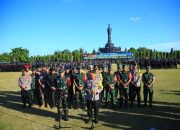 TNI dan Polri menggelar apel gelar pasukan terkait pengamanan event Konferensi Tingkat Tinggi (KTT) World Water Forum (WWF) ke-10