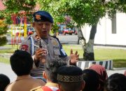 Terima Kunjungan Anak SD Insan Mandiri Kendari, Brimob Sultra Kenalkan Tugas Pokok Korps Brimob Polri