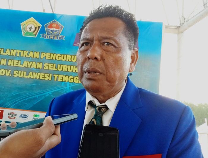 Ketua Dewan Perwakilan Daerah (DPD) Himpunan Nelayan Seluruh Indonesia (HNSI) Sulawesi Tenggara (Sultra) Yusrianto, SH
