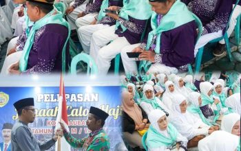 Pelepasan 142 calon jemaah haji kloter 35 tahun 2024 asal Kota Baubau