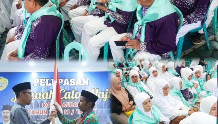 142 Calon Jemaah Haji Kloter 35 Asal Kota Baubau Resmi Diberangkatkan