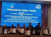 Kakanwil BPN Sultra Teken MoU bersama PT. Antam, Kantah Kolaka dan Konut