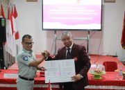 Jasa Raharja Cabang Sultra Laksanakan Kegiatan Jasa Raharja Mengajar di Universitas Sulawesi Tenggara