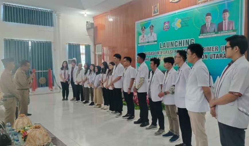 Acara penyambutan 16 Dokter Interensif Kemenkes oleh Bupati Buton Utara