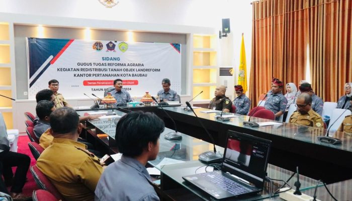 Dukung Reforma Agraria, Pemkot Baubau Bentuk Gugus Tugas