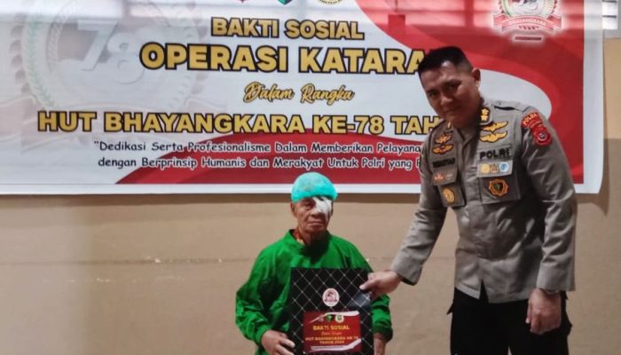 RS Bhayangkara Kendari Gelar Operasi Katarak Gratis