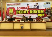 Bidkum Polda Sultra Gelar Lomba Debat Hukum, Mahasiswa Bahas Hoax dan Restorative Justice