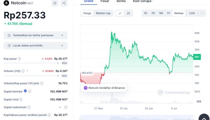 Notcoin: GameFi yang Menggebrak Dunia Kripto dengan Kesederhanaan dan Aksesibilitas