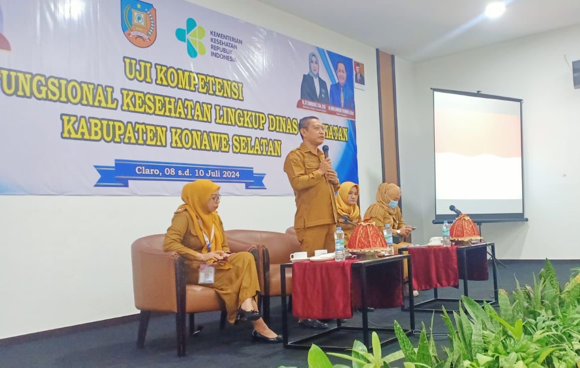 Uji kompetensi jabatan fungsional kesehatan bagi Pegawai Negeri Sipil (PNS) lingkup Dinas Kesehatan Kabupaten Konawe Selatan