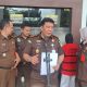 Konferensi pers penyerahan tersangka dan barang bukti di Kejari Kendari