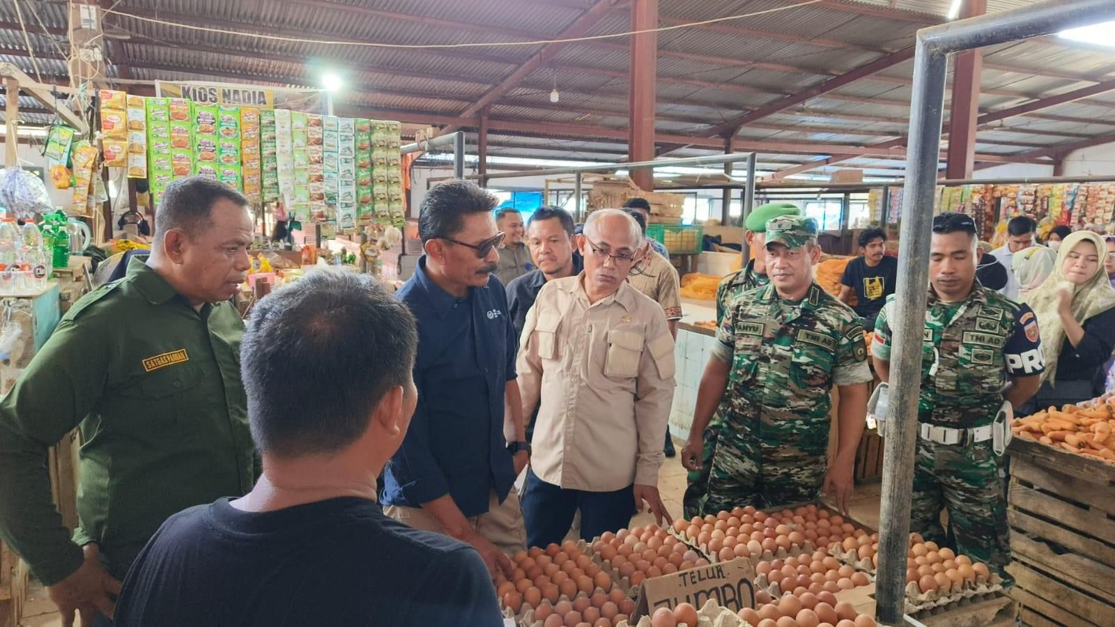 Pelaksanaan Sidak Tim Pengendali Inflasi Daerah Kota Baubau