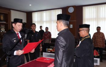 Pelantikan Muhammad Fadlansyah sebagai Pj Sekda Kabupaten Kolaka